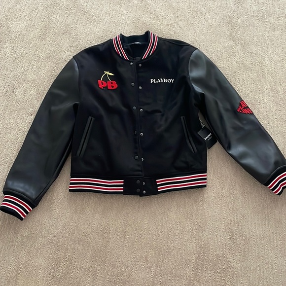 PLAYBOY Jackets & Coats Playboy Varsity Jacket Nwt Poshmark